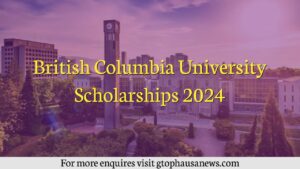 British Columbia University Scholarships 2024